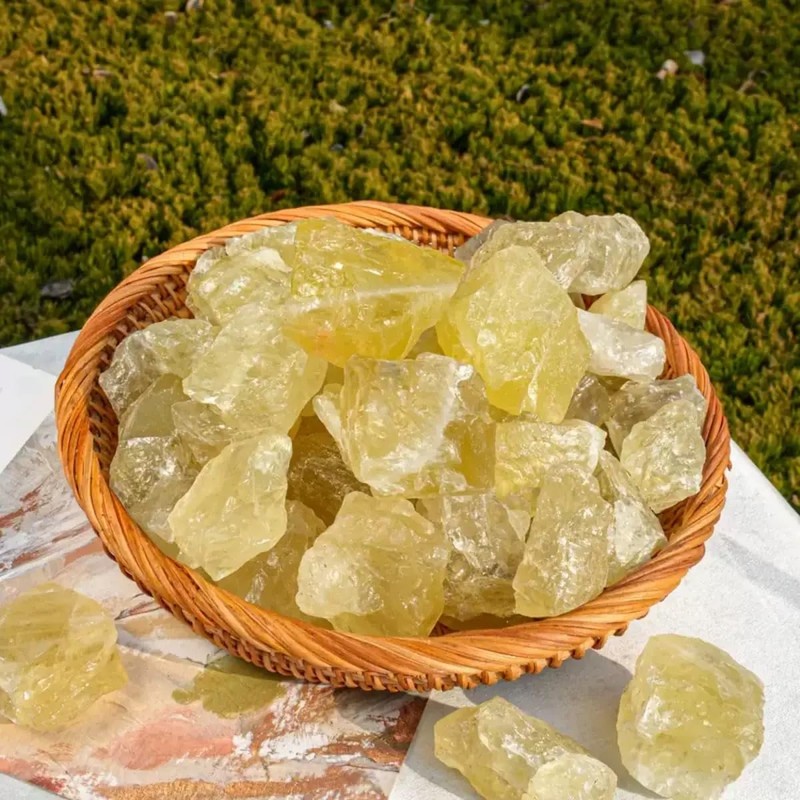 Gemstone Citrine Raw Crystal 1PC, Natural Stone Crystals Raw Gemstones