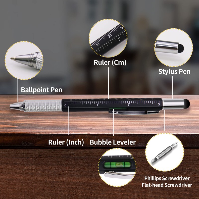 UMEINAC Multitool Pen, 7 in 1 Multitool Tech Tool Pen