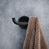 Gudetap Black Hook and Towel Hook Set, Bathroom Towel Hooks,