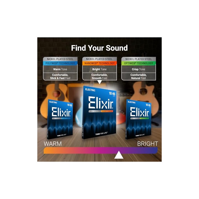 Elixir Strings Fósforo, 6 conjunto de cuerdas, Medium | 12102,
