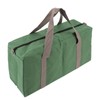 Canvas Wide Mouth Tool Storage Bag with Adjustable Shoulder Strap