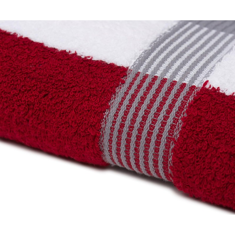 Gözze - New York Striped Bath Towel, Soft and Absorbent,
