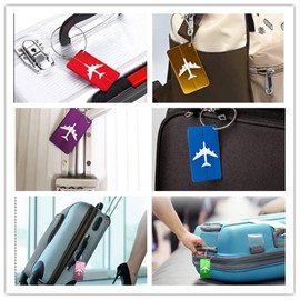 8 Pack Luggage Tags,Metal Travel Tags Luggage Identifier Card Holder Name Address ID Labels for Baggage Suitcases Preventing Loss of Airplane Luggage Handbag (Multicolor)