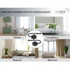 RTZEN Decorative Metal Curtain Tiebacks - Farmhouse Wrought Iron Curtain