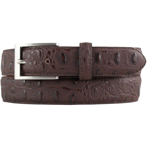 BELTINGER Belt with Crocodile Embossed 3 cm Leather Belt for