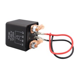 VOANZO 2 Pack 12V 200 Continuous Duty Relay Switch Car Starter Heavy Duty Split Charge 4 Terminal SPST Relays for Truck Boat Marine