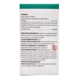 Ginkgo Biloba Lingnum 30 Cap-salud Natural