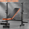 Fostoy 770lbs Weight Bench Set with Squat Rack, 5 in
