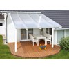 Falken Design Polycarbonate Roof Panel Twinwall (Multiwall) Gray 24 in.