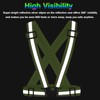 3 Pack Safety Reflective Vest Running Gear, Adjustable Lightweight 360°High