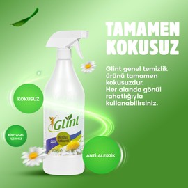 Glint Multi-Purpose Herbal Cleaner, Plant-Based, Eco-Friendly, Stain & Grease Remover, 1000 ml (33.8 fl oz), Safe for Home, Family & Pets, Alcohol-Free, Chemical-Free