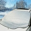 Windshield Snow Cover, Car Windshield Snow Ice Cover Magnets, 4