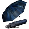Knirps E.200 Medium Duomatic Pocket Umbrella, Sound Ocean, Striped