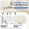 DUMOS Dining Chairs Set of 4, Upholstered Mid-Century PU Leather