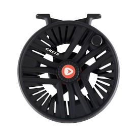 Greys Fin Fly Fishing Reel | Large Arbor Fly Reel | Freshwater Fishing | Disc Drag Di-Cast Aluminium | Smooth Retrieve With Left To Right Conversion | Supplied With Protective Reel Pouch | 7/8
