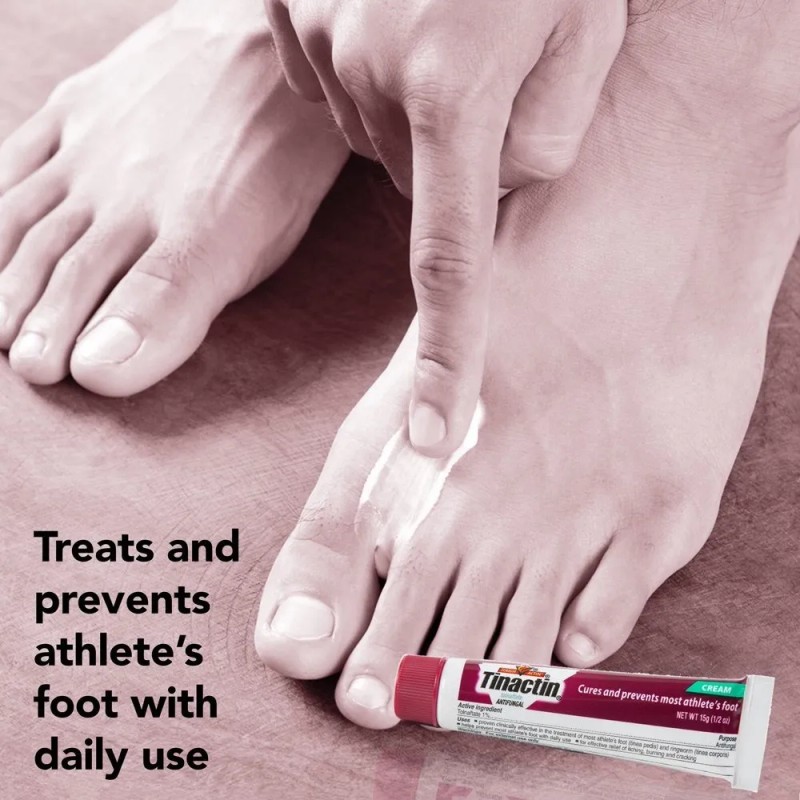 Crema Para Los Pies De Tinactin Atleta, Tolnaftato 1%, Antif