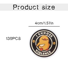 Bojueshaw 130 PCS Funny Sticker,Waterproof Vinyl Prank Meme Stickers with Dark Humor & Sarcastic Quotes for Water Bottles,Laptops,Cars & More