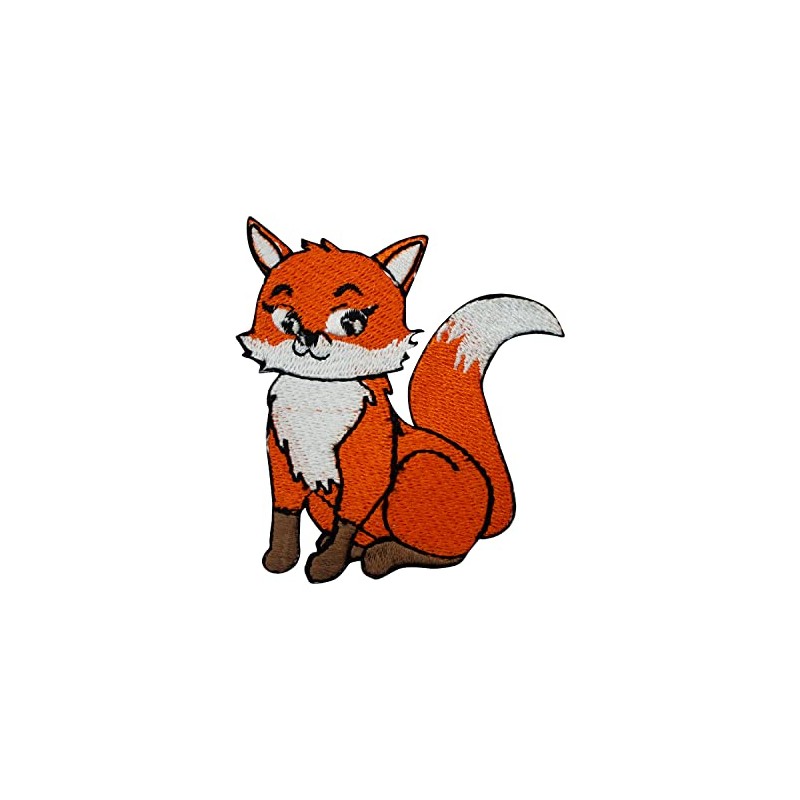 Cute Fox Patch , Animal Patch, Fox Patch, Cartoon Patch