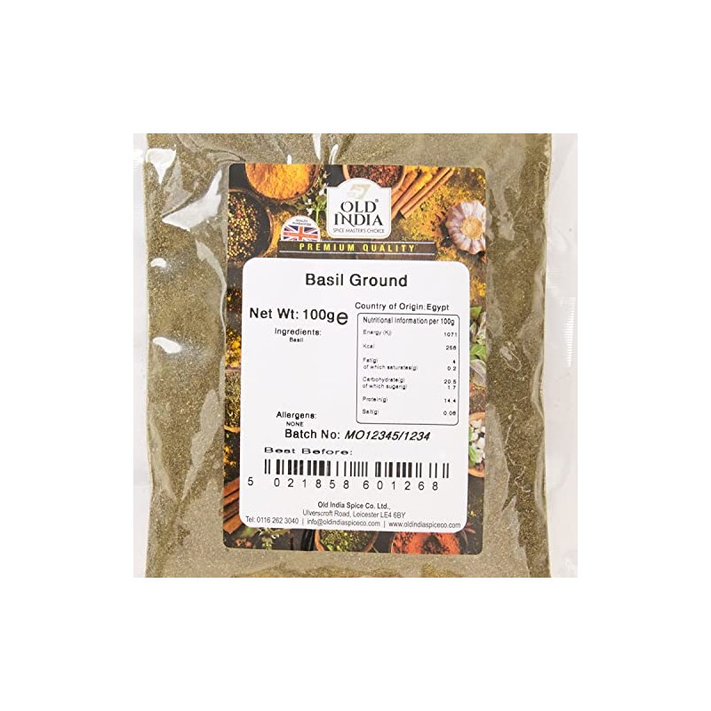 Old India Basil Ground 100g
