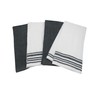 Mainstay Kitchen Towels - Set of 4 (Gray, White)