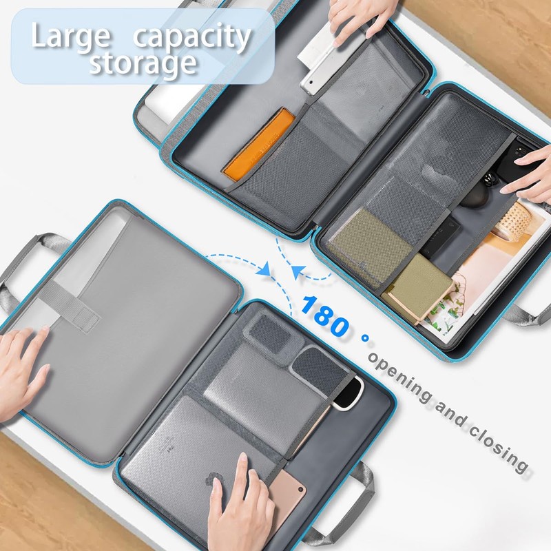 ZINZ Expandable Laptop Case 15.6 Inch Sleeve, Protective Carrying Case