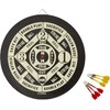 Accudart 2-in-1 Starlite Quality-Bound Paper Dartboard Game Set with Six