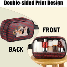 CMNIM R Horror Picture Show Clear Makeup Bag Horror Show Merch Don't Dream It Be It Waterproof Toiletry Bag for Movie Fan Gift (R Horror Movie C Makeup Bag)