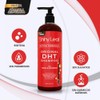 Shiny Leaf - Champú antipérdida de cabello con biotina, para