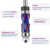 SpeTool Coated Flush Trim Router Bit 1/4 Shank with Top