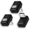 3 Pack Usb C 90 Degree Adapter [80Gbps Data Transfer,8K@240Hz