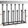 Tigerden 22.5 Inches Free Standing Shoe Racks, Tall Black Metal