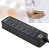 USB Hub 3.0 Splitter, 7 Port USB Data Hub Charging