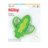 Nuby Mordedor vegetal de silicona, sin BPA, 3M - Guisantes
