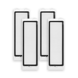 Paquete de 4 piezas de repuesto de filtro compatibles con Roborock QRevo Robot Aspiradores, filtros de alta eficiencia piezas de repuesto
