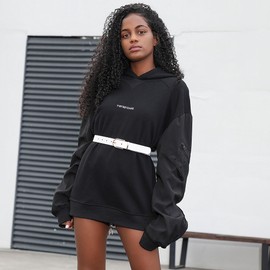 Earnda Women's Faux Leather Chic Belt for Ladies Jeans White Large