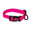 Hamilton Adjustable Nylon Dog Collar, Hot Pink, 3/8" x 7-12"