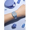 Casio Collection Digital Wristwatch, Resin, Clear, blue (clear blue), 1
