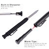 Construction Pencils with Sharpener, Mechanical Carpenter Pencil, Solid Pencil with