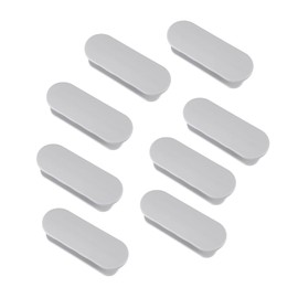 Hemoton Multi-Purpose Cabinet Handles Stick-on Door Knobs for Kitchen Wardrobe Closet Fine Workmanship and Lasting