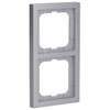 Busch-Jaeger 1722-183K Cover Frame Double Frame Aluminium Silver Future Linear