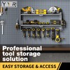 YYR Power Tool Organizer Wall Mount, Cordless Drill and Battery