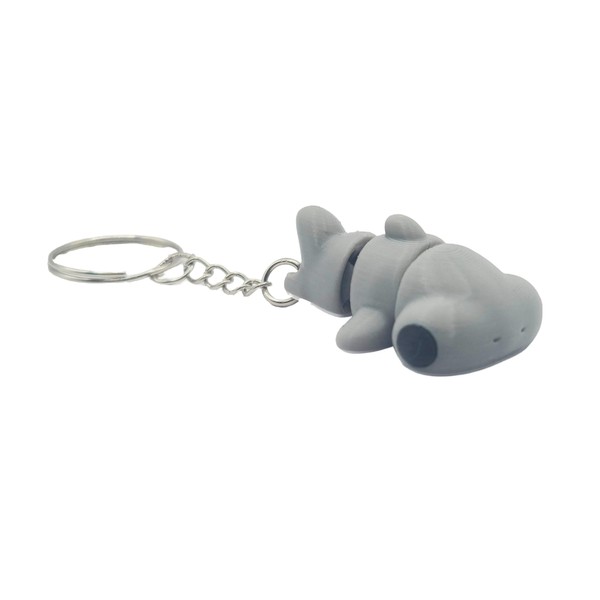 Fidgikins Hammerhead Shark Sensory Keyring, Articulated Fidget Keyring, Seakins Collection