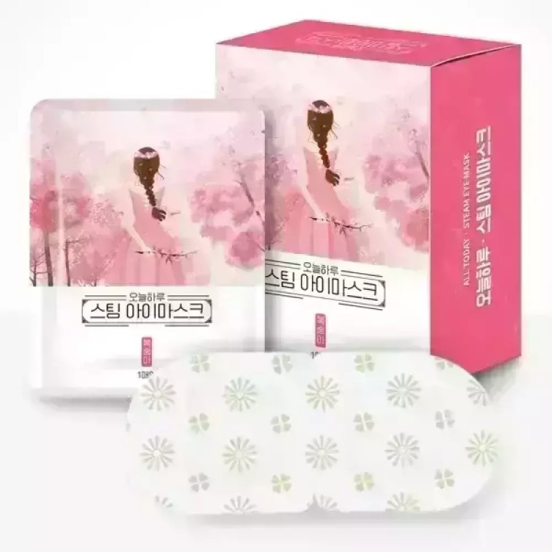 Oneulharu (40매입)오늘하루 스팀 아이마스크 - 일회용 온열안대 눈찜질팩 [카모마일향 40매입]