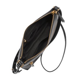 FOSSIL womens Fiona Small Crossbody Cross Body Handbag, Black, One Size US
