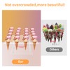 16 Holes Acrylic Ice Cream Cone Holder Cupcake Stand -