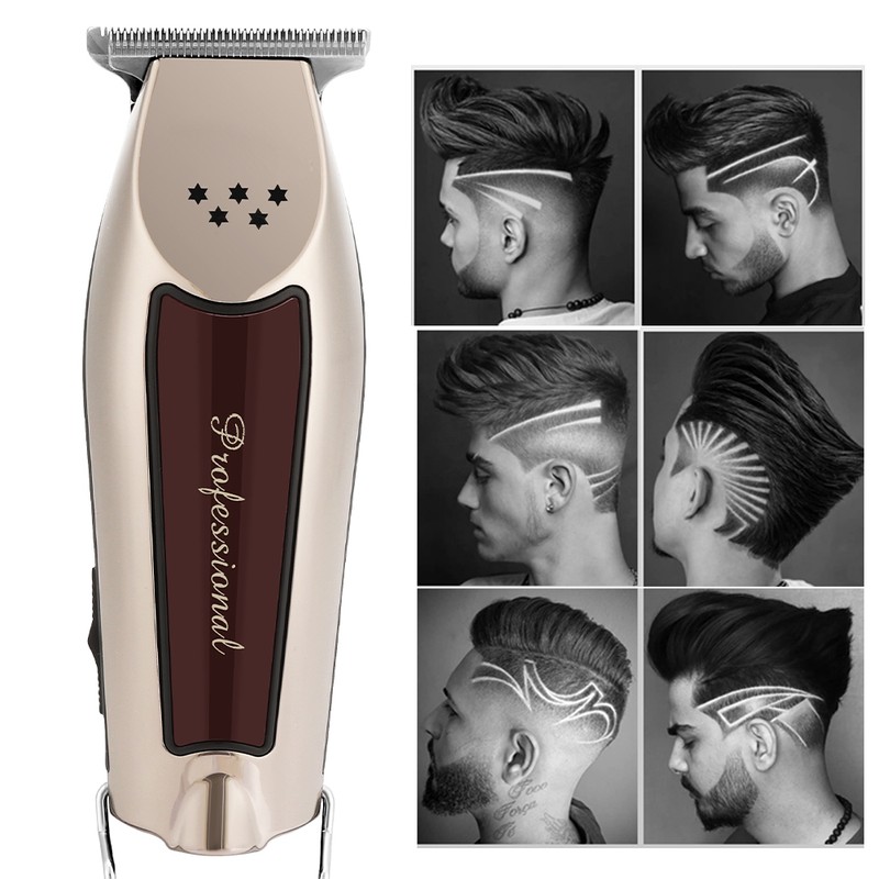 Professional Electric Hair Clipper Rechargeable Adjustable Hair Cutting Machine