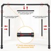 Bay Window Curtain Rods, U Shape Heavy Duty Curved Curtain