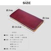 MGsable Goat Leather Long Wallet, Men's, Women's, Genuine Leather, Foldable,