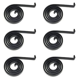 Vital All-Terrain 6 Pack Universal Flat Coil Spring for Dump Truck Tarp System Replaces Buyers 3011876 - Heavy Duty Torsion Spiral