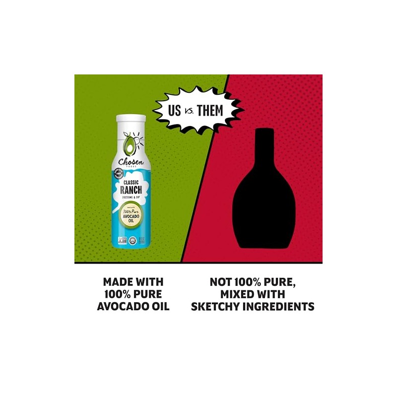 Chosen Foods Apósitos y adobos a base de aceite de